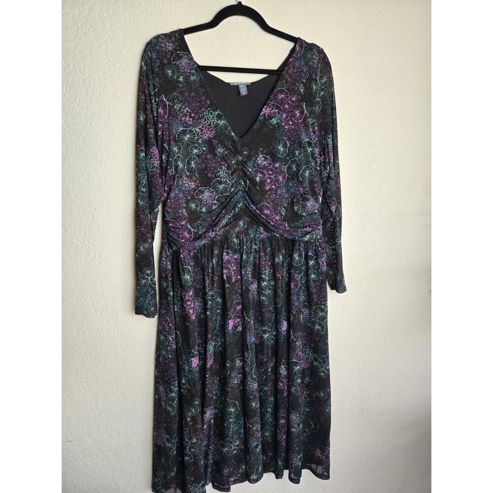 NWOT Modcloth 2x Midi Longsleeve Dress